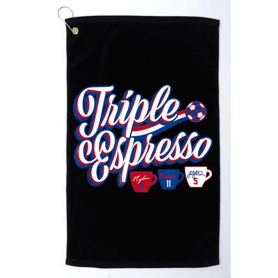 Triple Espresso Golf Towel