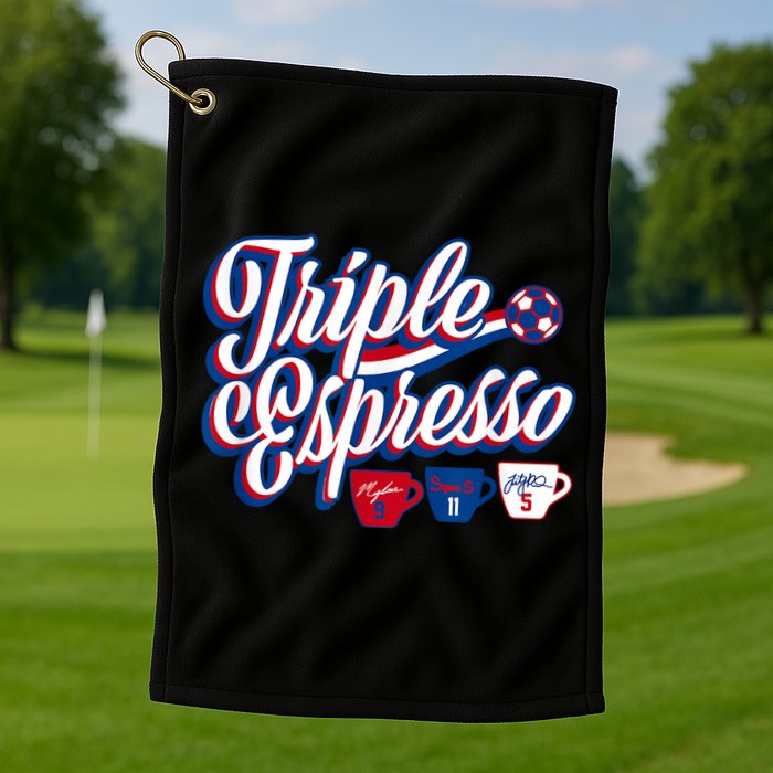 Triple Espresso Golf Towel
