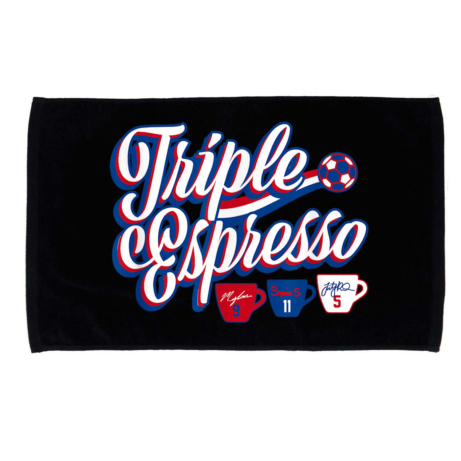 Triple Espresso Microfiber Hand Towel