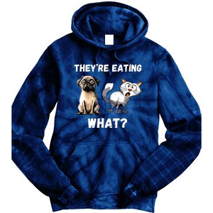 They’Re Eating The Dogs They’Re Eating The Cats The Pets Tie Dye Hoodie