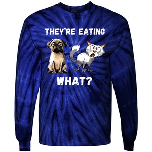 They’Re Eating The Dogs They’Re Eating The Cats The Pets Tie-Dye Long Sleeve Shirt