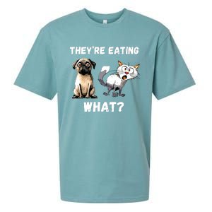 They’Re Eating The Dogs They’Re Eating The Cats The Pets Sueded Cloud Jersey T-Shirt