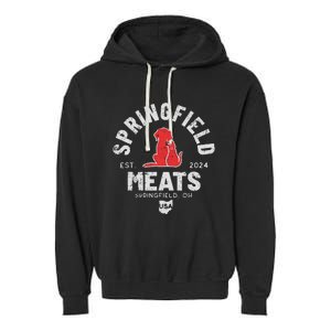 TheyRe Eating The Dogs Springfield Ohio Election Garment-Dyed Fleece Hoodie