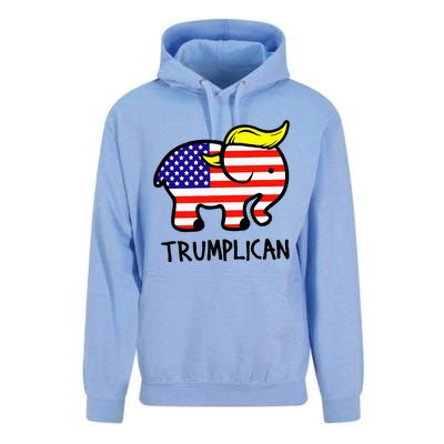 Trumplican Elephant TrumpFunny RepublicanUltra Maga 2024 Unisex Surf Hoodie