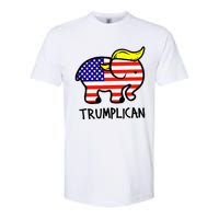 Trumplican Elephant TrumpFunny RepublicanUltra Maga 2024 Softstyle CVC T-Shirt