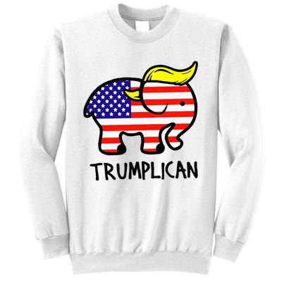 Trumplican Elephant TrumpFunny RepublicanUltra Maga 2024 Sweatshirt