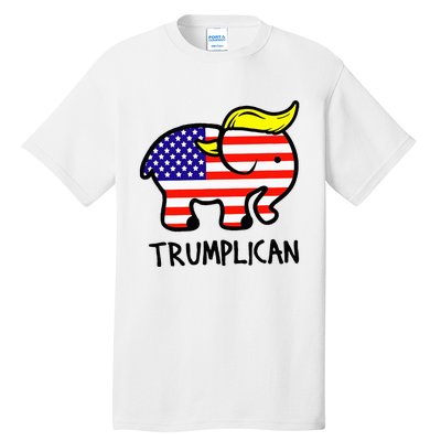 Trumplican Elephant TrumpFunny RepublicanUltra Maga 2024 Tall T-Shirt