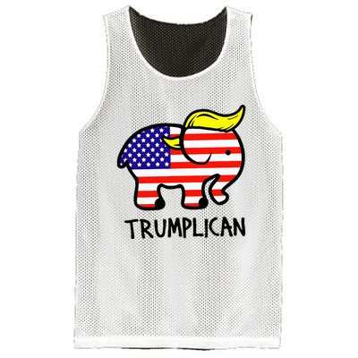 Trumplican Elephant TrumpFunny RepublicanUltra Maga 2024 Mesh Reversible Basketball Jersey Tank