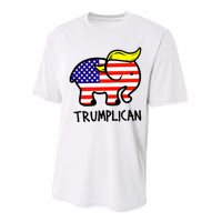 Trumplican Elephant TrumpFunny RepublicanUltra Maga 2024 Performance Sprint T-Shirt