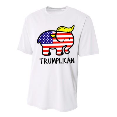 Trumplican Elephant TrumpFunny RepublicanUltra Maga 2024 Performance Sprint T-Shirt