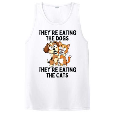 TheyRe Eating The Dogs TheyRe Eating The Cats PosiCharge Competitor Tank