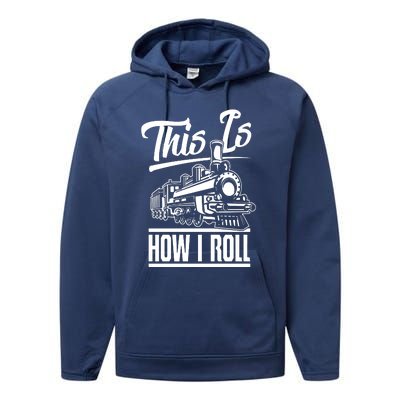 Train Engineer Performance Fleece Hoodie