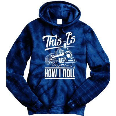 Train Engineer Tie Dye Hoodie