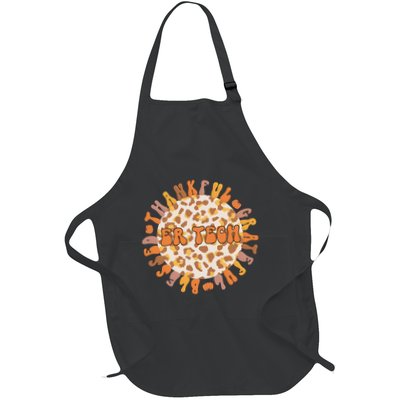 Thankful ER Tech Thanksgiving Emergency Room Tech ER Tech Apron