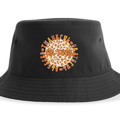 Thankful ER Tech Thanksgiving Emergency Room Tech ER Tech Sustainable Bucket Hat