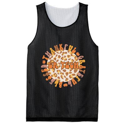 Thankful ER Tech Thanksgiving Emergency Room Tech ER Tech Mesh Reversible Basketball Jersey Tank