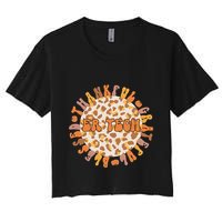 Thankful ER Tech Thanksgiving Emergency Room Tech ER Tech Crop Top