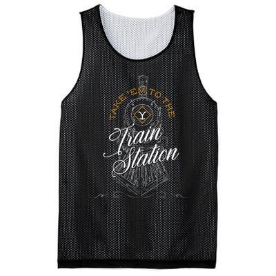 Take Em To The Train Station Mesh Reversible Basketball Jersey Tank