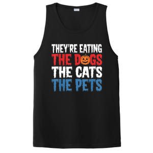 TheyRe Eating The Dogs The Cats The Pets Halloween PosiCharge Competitor Tank