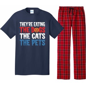 TheyRe Eating The Dogs The Cats The Pets Halloween Pajama Set