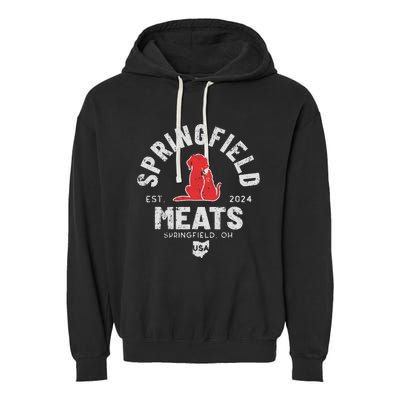 TheyRe Eating The Dogs Springfield Ohio Election Garment-Dyed Fleece Hoodie