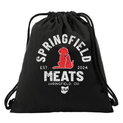 TheyRe Eating The Dogs Springfield Ohio Election Drawstring Bag