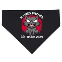 TheyRe Eating The Dogs Cats Pets Save Our Pets Trump USA-Made Doggie Bandana