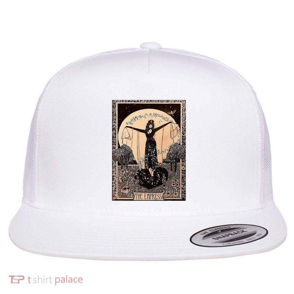 The Empress Tarot Card Flat Bill Trucker Hat