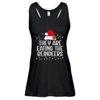 TheyRe Eating The Reindeers Funny Christmas Ladies Essential Flowy Tank