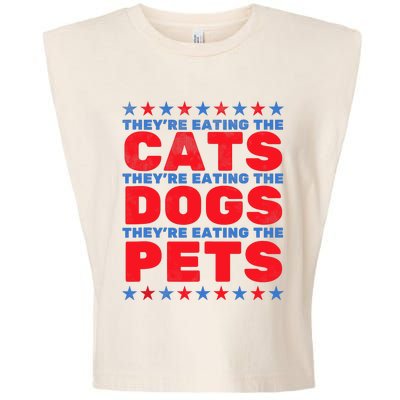 TheyRe Eating The Dogs Eating The Cats Election 2024 Garment-Dyed Women's Muscle Tee