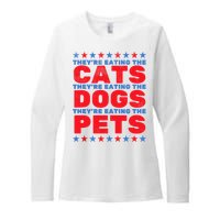 TheyRe Eating The Dogs Eating The Cats Election 2024 Womens CVC Long Sleeve Shirt