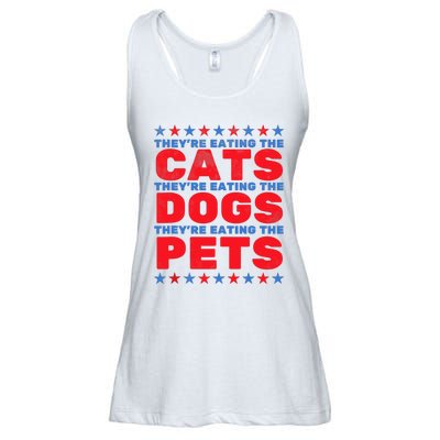 TheyRe Eating The Dogs Eating The Cats Election 2024 Ladies Essential Flowy Tank