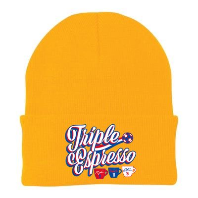 Triple Espresso Knit Cap Winter Beanie