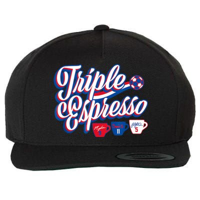 Triple Espresso Wool Snapback Cap