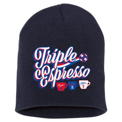 Triple Espresso Short Acrylic Beanie