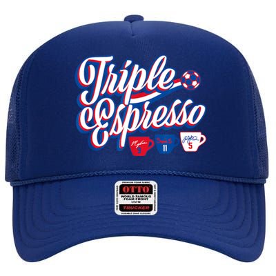 Triple Espresso High Crown Mesh Back Trucker Hat