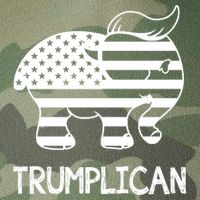 Trumplican Elephant Legacy Tie Dye Trucker Hat
