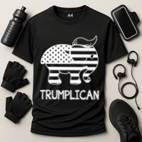 Trumplican Elephant Cooling Performance Crew T-Shirt