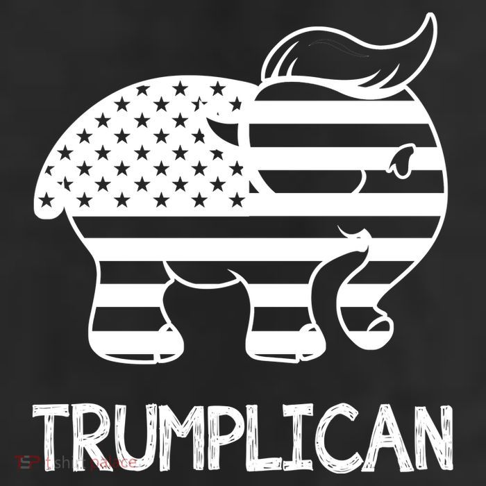 Trumplican Elephant 11oz C Handle Ceramic Mug