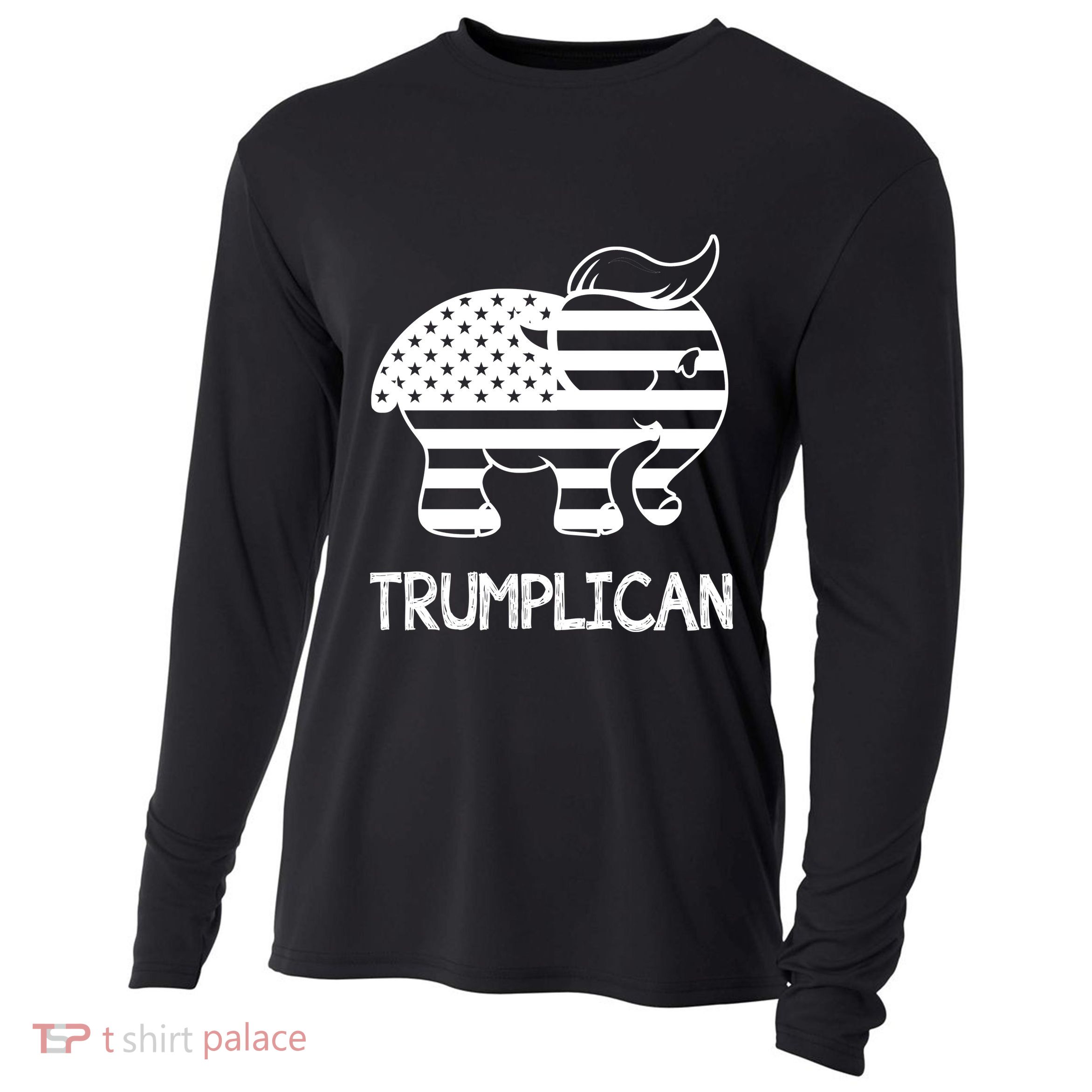 Trumplican Elephant Cooling Performance Long Sleeve Crew