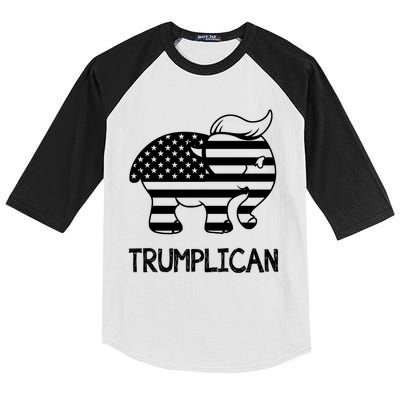 Trumplican Elephant Kids Colorblock Raglan Jersey