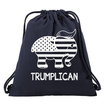 Trumplican Elephant Drawstring Bag