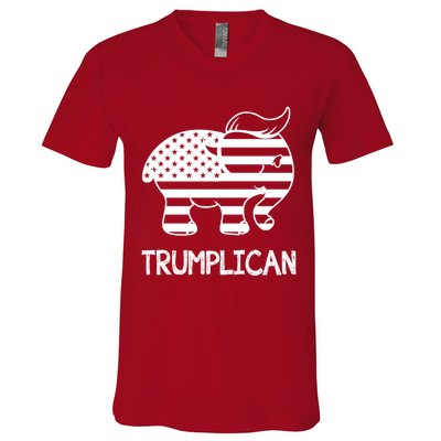 Trumplican Elephant V-Neck T-Shirt