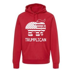 Trumplican Elephant Premium Hoodie