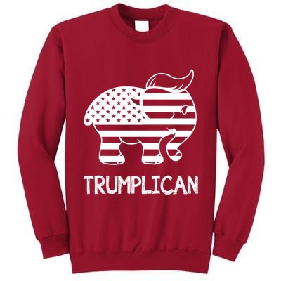 Trumplican Elephant Tall Sweatshirt