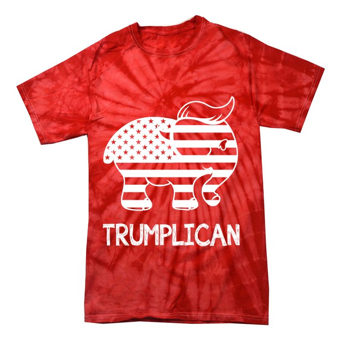 Trumplican Elephant Tie-Dye T-Shirt