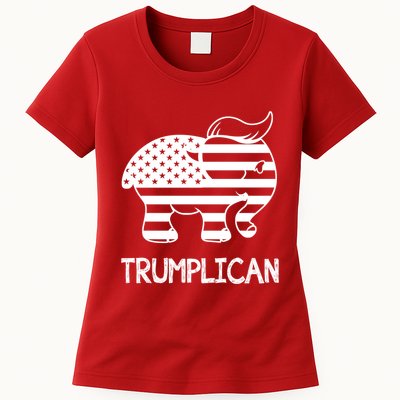 Trumplican Elephant Womens T-Shirt