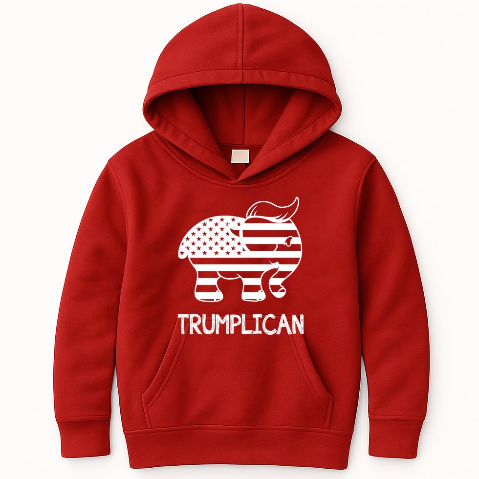 Trumplican Elephant Kids Hoodie