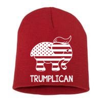 Trumplican Elephant Short Acrylic Beanie
