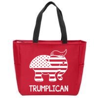 Trumplican Elephant Zip Tote Bag